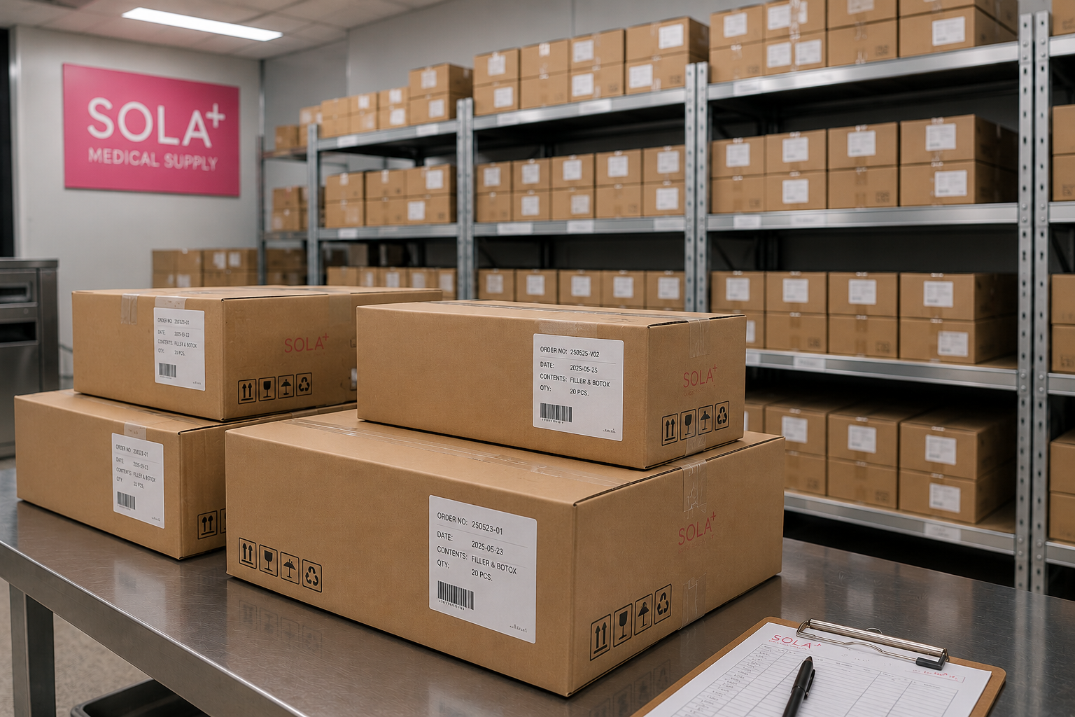 SOLA order packing