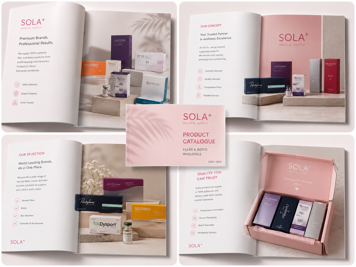 SOLA product catalogue