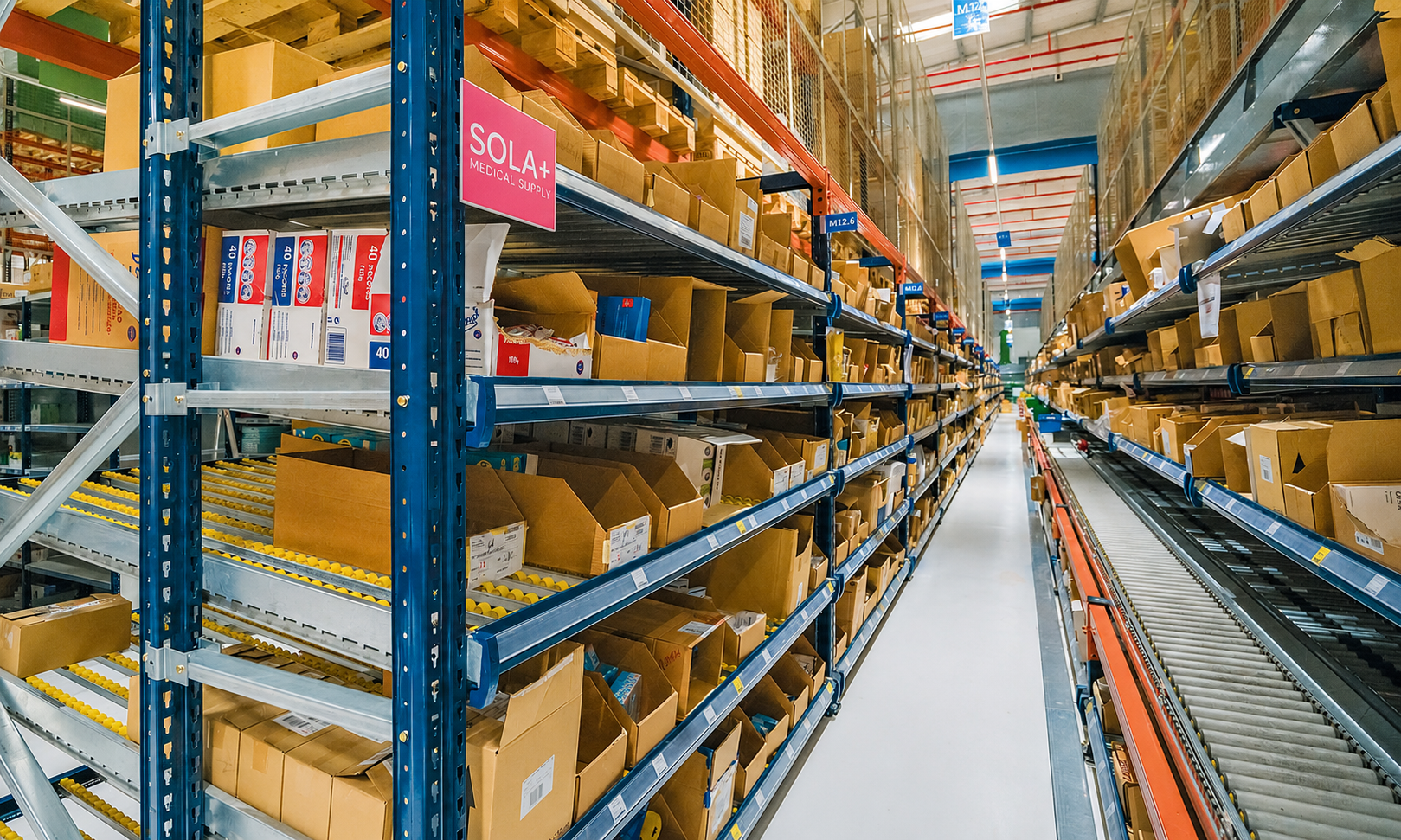SOLA warehouse stock